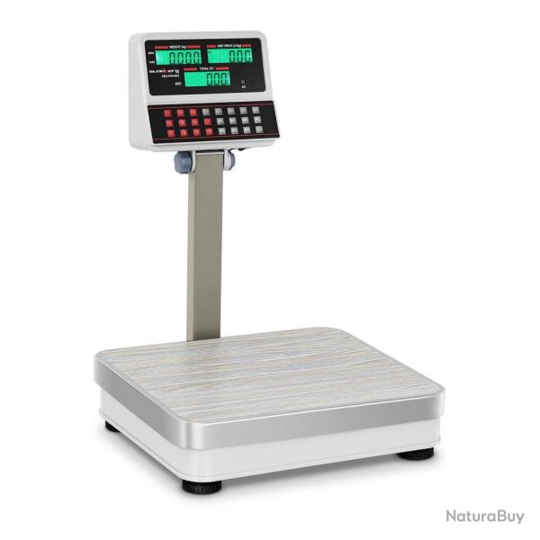 Balance poids-prix blanche 60kg/5g - LCD 14_0000678