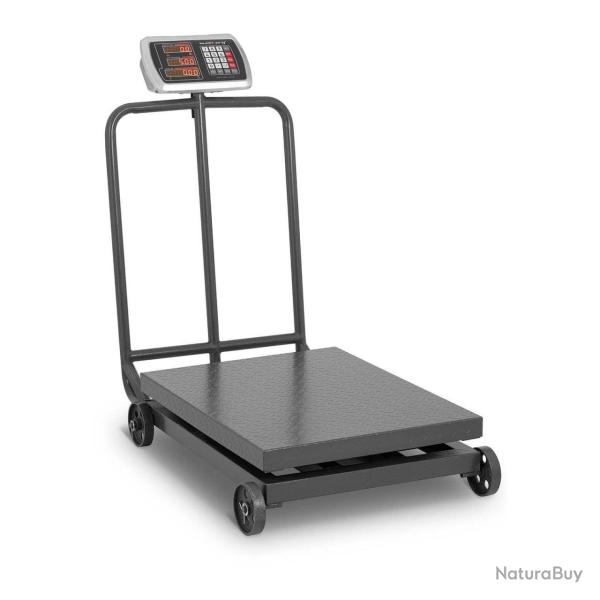 Balance plate-forme professionnelle Industrielle mobile - 600 kg / 100 g - Afficheur LED 14_0000651