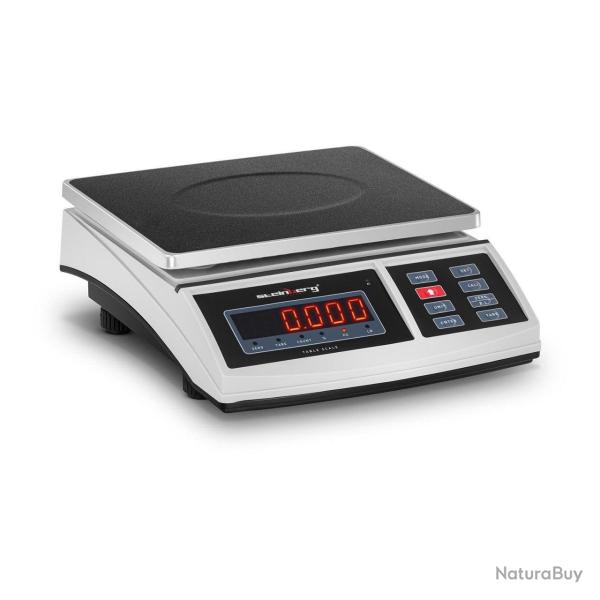 Balance de table cuisine p�se aliment - 30 kg / 1 g - 21 x 27 cm - LED 14_0000613