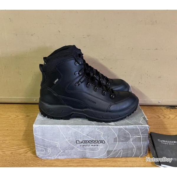 ORIGINAL AUTHENTIQUE LOWA RENEGADE II GTX MID TF MF POLICE BOOTS GORETEX VIBRAM SOLES T.46 NEUVES !!