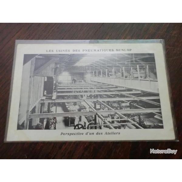 CP  dpt 63  PNEUMATIQUES DUNLOP