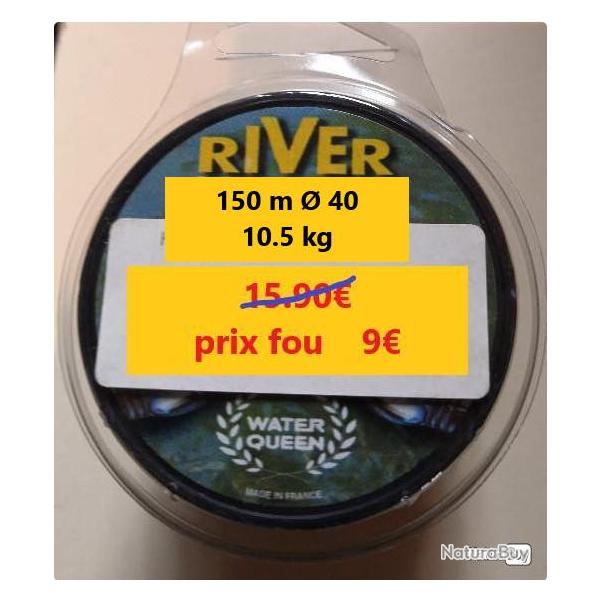 LOT DE 3 BOBINES DE FIL Nylon WATER QUEEN RIVER   150M  � 35   7.7 KG