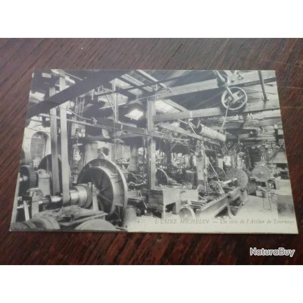 CP  dpt 63 L USINE MICHELIN  ATELIER DE TOURNAGE