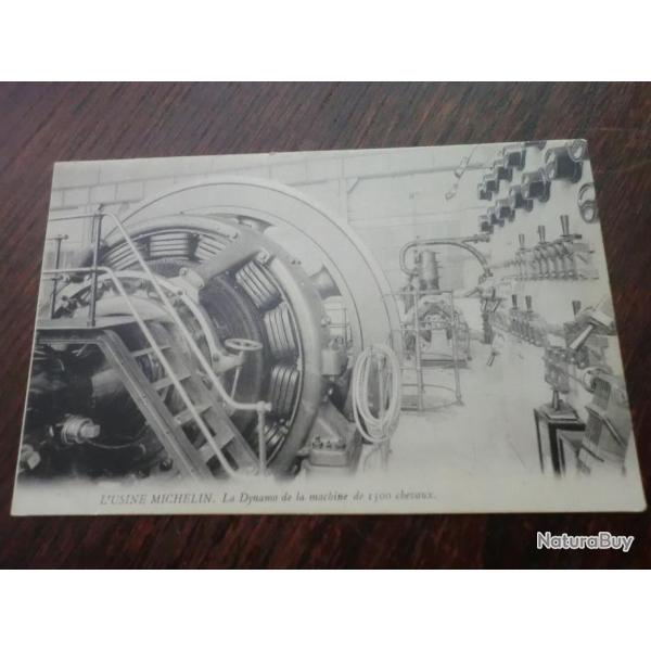 CP  dpt 63 L USINE MICHELIN  UNE MACHINE A VAPEUR  DYNAMO