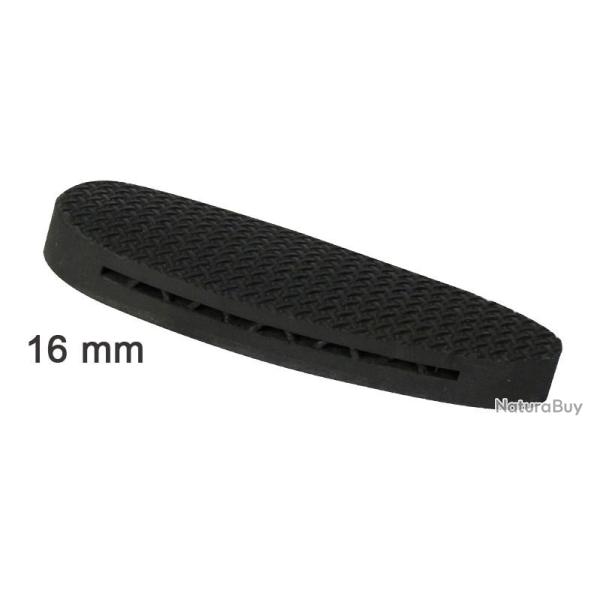 Plaque de couche amortisseur noir 16 mm