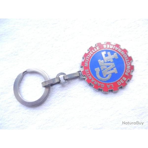ancien porte cl�s roue dent�e publicit� GMF - garantie mutuelle des fonctionnaires