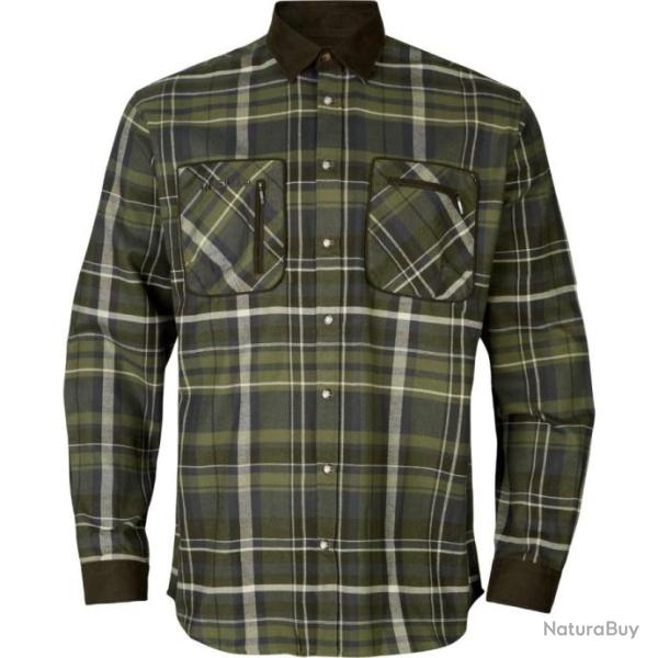 CHEMISE HARKILA PAJALA OLIVE CHECK 019471