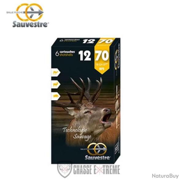 6 Cartouches SAUVESTRE BFS Cal 12/70