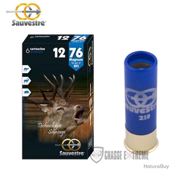 6 Cartouches SAUVESTRE BFS Cal 12/76