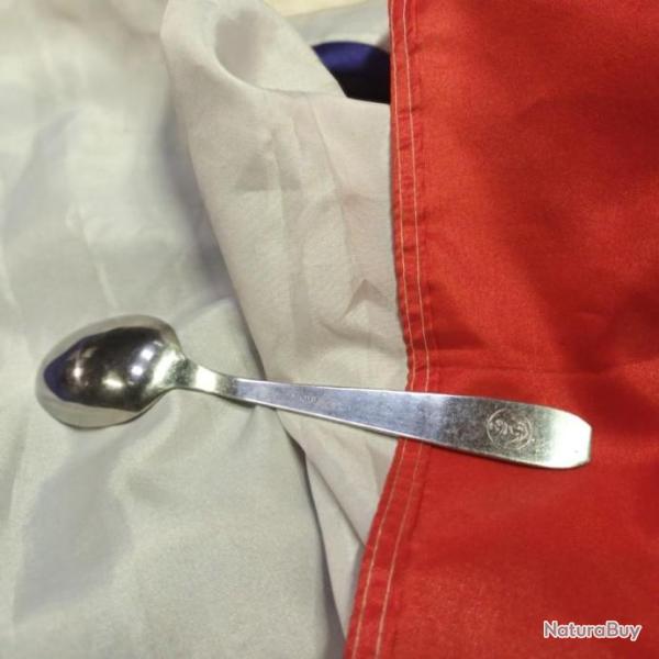 cuill�re Marine Fran�aise avec rondache ( militaire militaria arm�e couvert ) ETAT NEUF DE STOCK