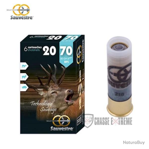 6 Cartouches SAUVESTRE BFS Cal 20/70