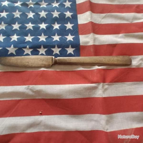 COUTEAU U.S MEDICAL DEPARTMENT U.S.A.M.D USA WW2  JEEP DODGE WC 54 couvert     - Etat: TBE