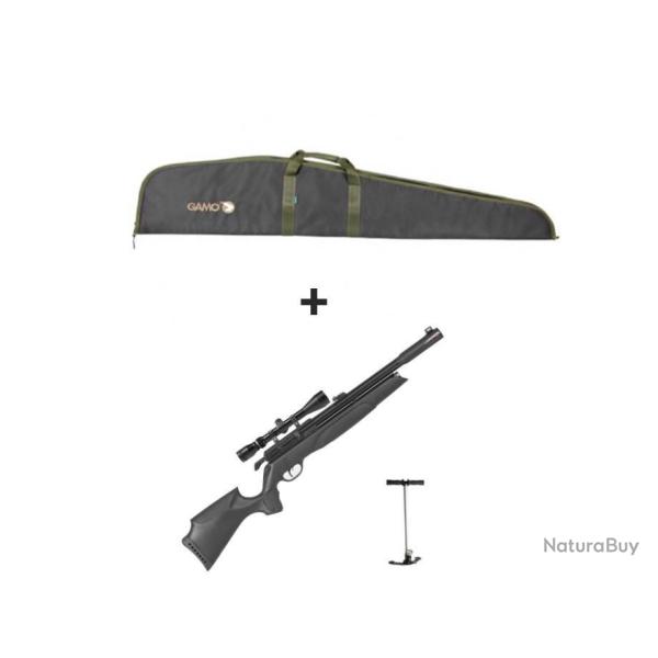 PACK-16 CARABINE + BIPIED INSTALL� GAMO PCP ARROW Cal. 5,5 mm, 19,9 joules + (KIT Puissance)