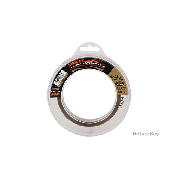 Fox Double Tapered Trans Khaki D50 � 33