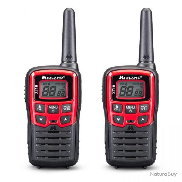 Pack de 2 Talkies-Walkies XT10