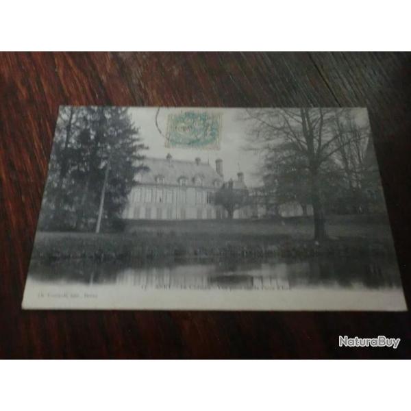 CP  Dpt  28  CHATEAU D ANET  VUE PRISE SUR LA PIECE D EAU