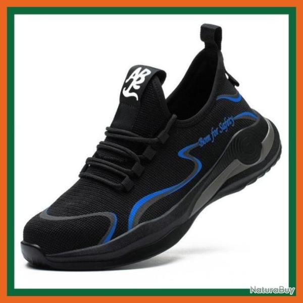 Chaussures de scurit - Chaussures tactique - Noir et bleu - Livraison gratuite et rapide