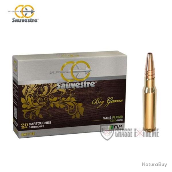20 Cartouches SAUVESTRE FIP Battue Sans Plomb Cal 308 Win