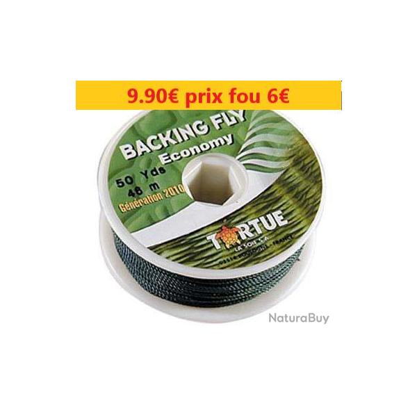 BOBINE DE TRESSE POUR BACKING FLY TORTUE  46 M - 20 LBS