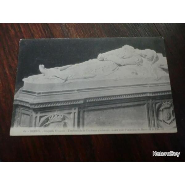 CP  Dpt  28  DREUX  CHAPELLE ST LOUIS  TOMBEAU DE LA DUCHESSE D ALENCON I