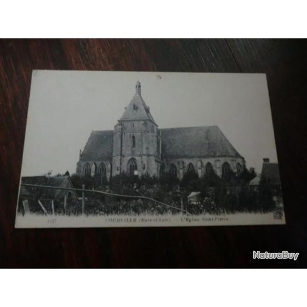 CP  Dpt  28  COURVILLE  EGLISE SAINT PIERRE