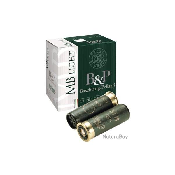 Cartouche B P MB Light cal. 12 70mm 30 G BJ Boite de 25