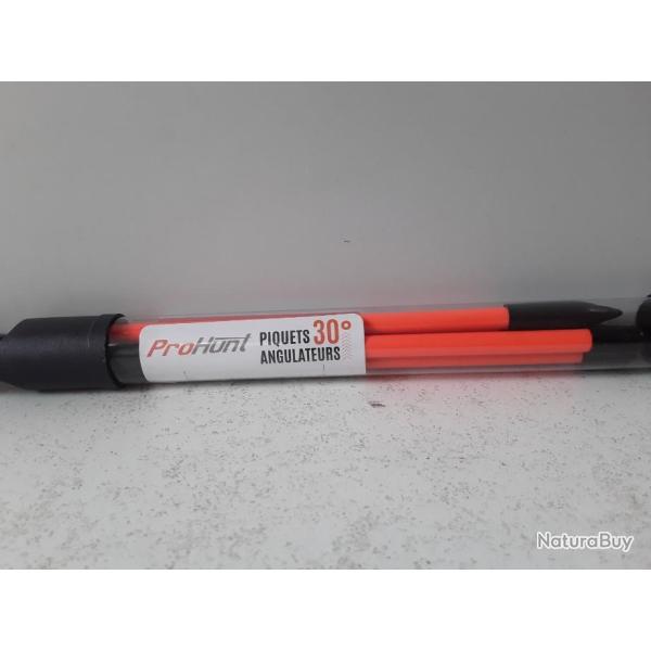 PIQUETS  ANGULATEURS 30� ORANGE FLUO COMPACTE