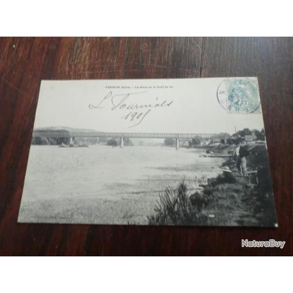 CP  dpt 27  VERDON LA SEINE ET LE PONT DE FER