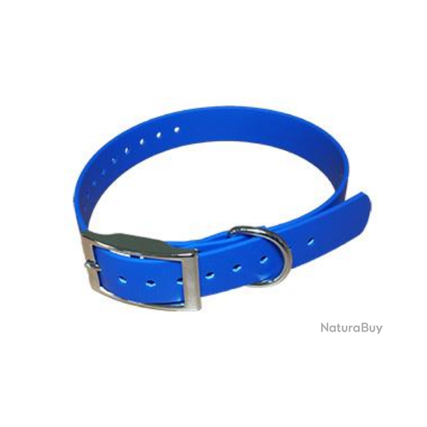 COLLIER HB DOG BIOTHANE B�TA (PVC) 450 X 19 mm BLEU