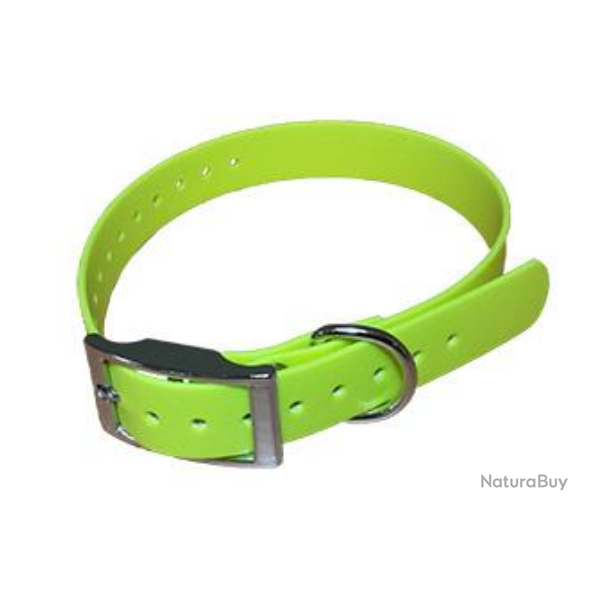 COLLIER HB DOG BIOTHANE B�TA (PVC) 600 X 25 mm JAUNE