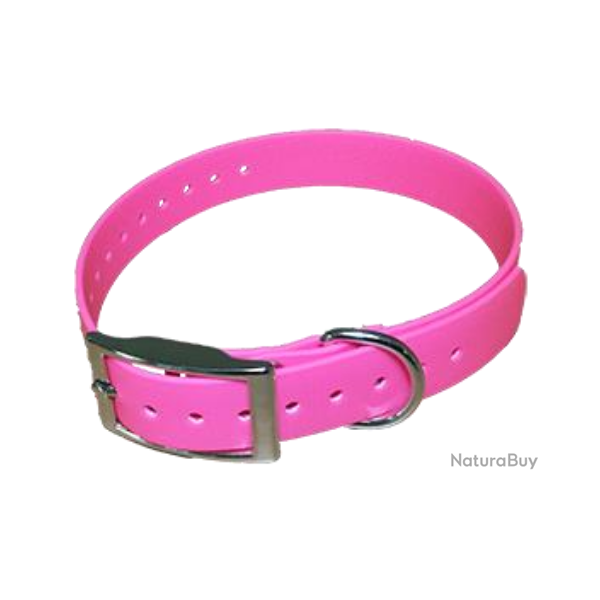 COLLIER HB DOG BIOTHANE B�TA (PVC) 600 X 25 mm ROSE