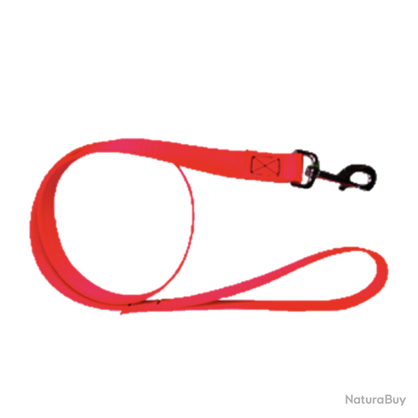 LAISSE PLATE TEXTILE POLYPROPYL�NE 2,5 mm HB DOG 1,20 m X 25 mm