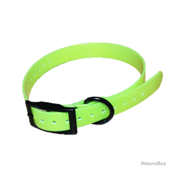 SANGLE POUR COLLIER �LECTRONIQUE 2mm - 650 X 19 mm HB DOG JAUNE