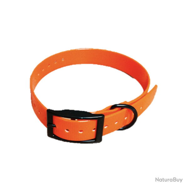 SANGLE POUR COLLIER �LECTRONIQUE 2mm - 650 X 19 mm HB DOG ORANGE