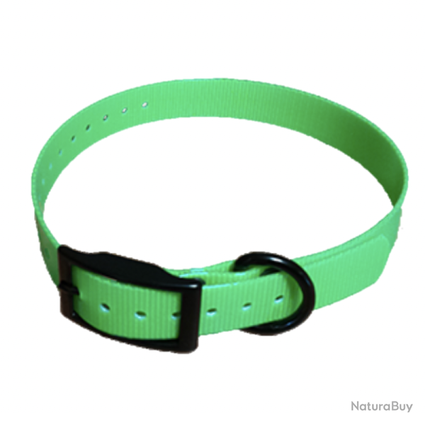 SANGLE POUR COLLIER �LECTRONIQUE 2mm - 650 X 19 mm HB DOG VERT