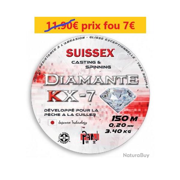 BOBINE DE FIL Nylon PAN KX-7 DIAMANTE SPECIAL CUILLERE  � 20  -  150M  -  2.4 KG