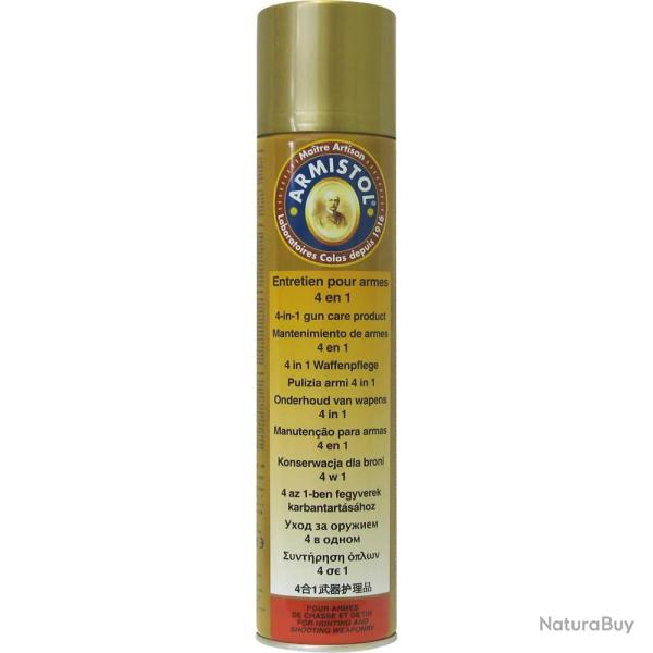 Huile pour nettoyage arme zones m�talliques 4 en 1 300mL
