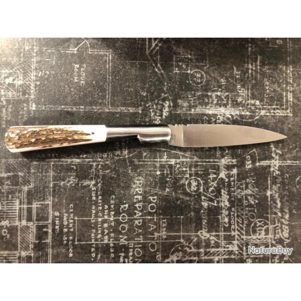 COUTEAU VENDETTA BOIS DE CERF
