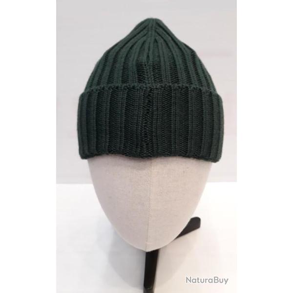 BONNET LAINE MERINOS VERT