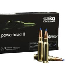 Cartouche Sako Cal.8X57 JS Powerhead II TXM 10.4G 160GR