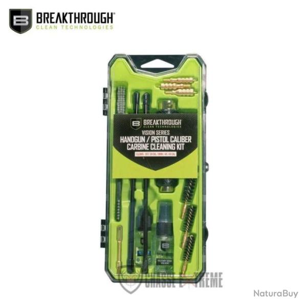 Kit de Nettoyage BREAKTHROUGH pour Armes Calibre 9mm et 45