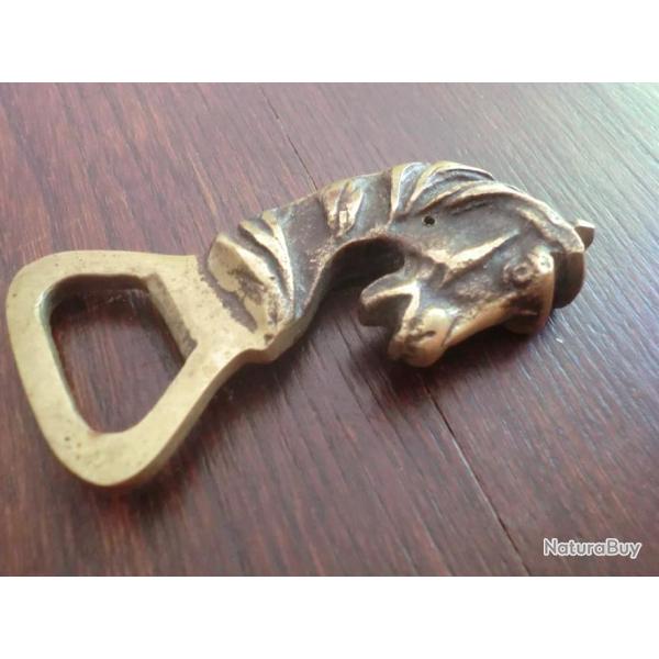 DECAPSULEUR BRONZE TETE ANIMALIERE