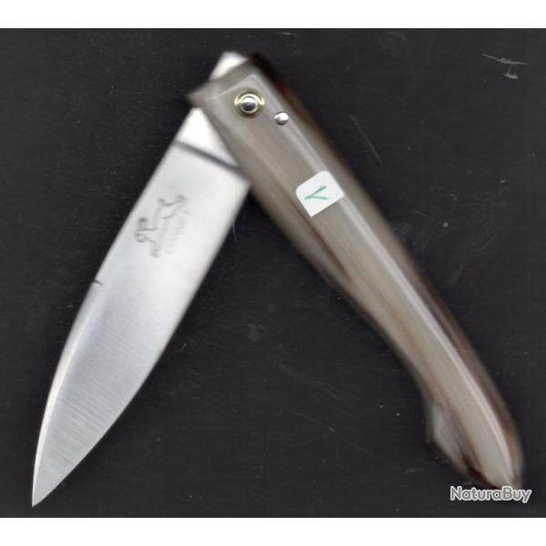 CAPUCIN de COGNET 11cm GRATUIT  grav� Initiales Pointe Corne blonde