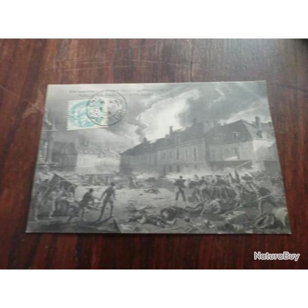 CP  Dpt  27  CHATEAUDUN  LE DERNIER COMBAT