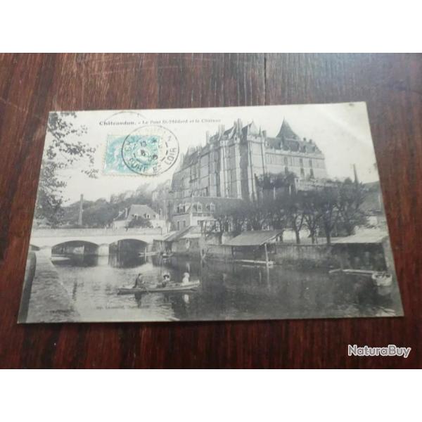 CP  Dpt  27  CHATEAUDUN LE PONT ST MEDARD ET CHATEAU