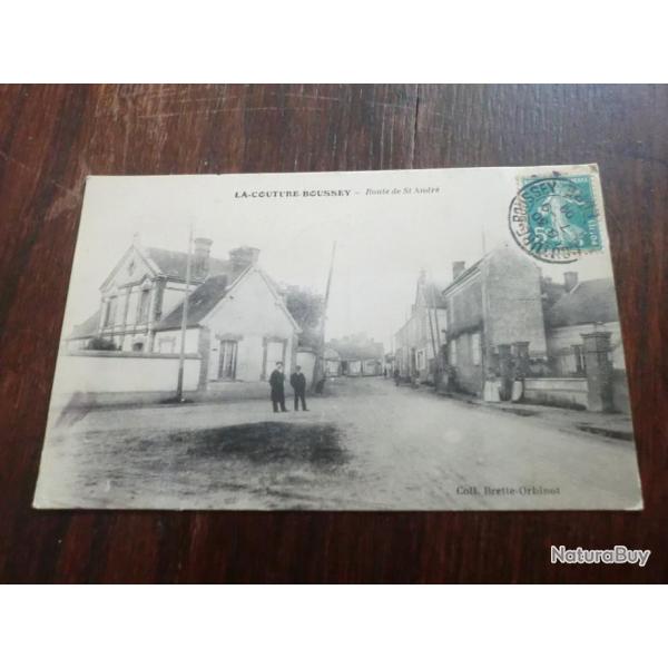 CP  DPT  27  LA COUTURE BOUSSEY  ROUTE ST ANDRE