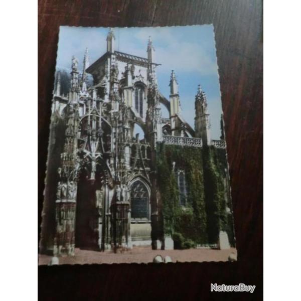 CP  DPT  27  LOUVIERS EGLISE NOTRE DAME LE PORTAIL