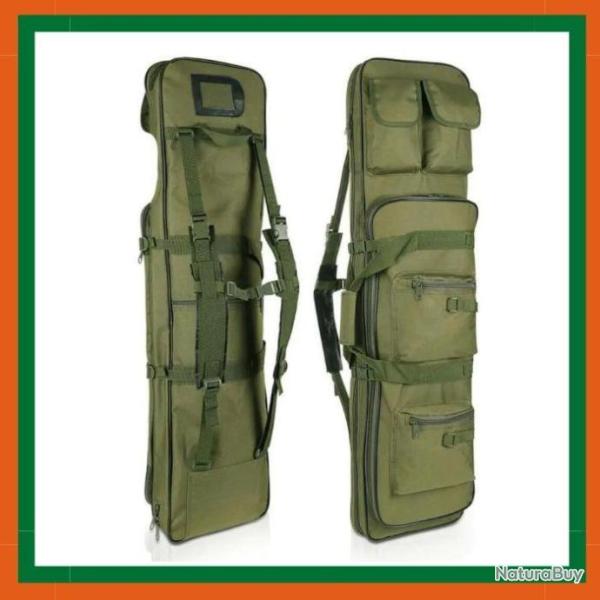 Sac de transport de fusils 90 cm - Multipoches - Rembourr� - Vert arm�e LIVRAISON GRATUITE ET RAPIDE