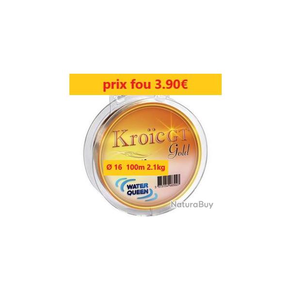 Nylon Water Queen Kroic Gt Gold  � 16 - 100 m - 2.1kg