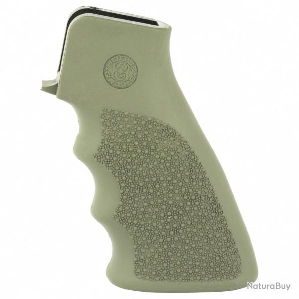 POIGN�E CAOUTCOUC HOGUE TACTICAL AR 15 / M16 AVEC EMPREINTES DE DOIGTS - COULEUR : VERT